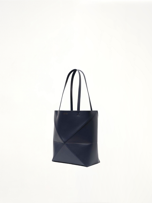 LOEWE Puzzle Fold Tote Medium (Blue)