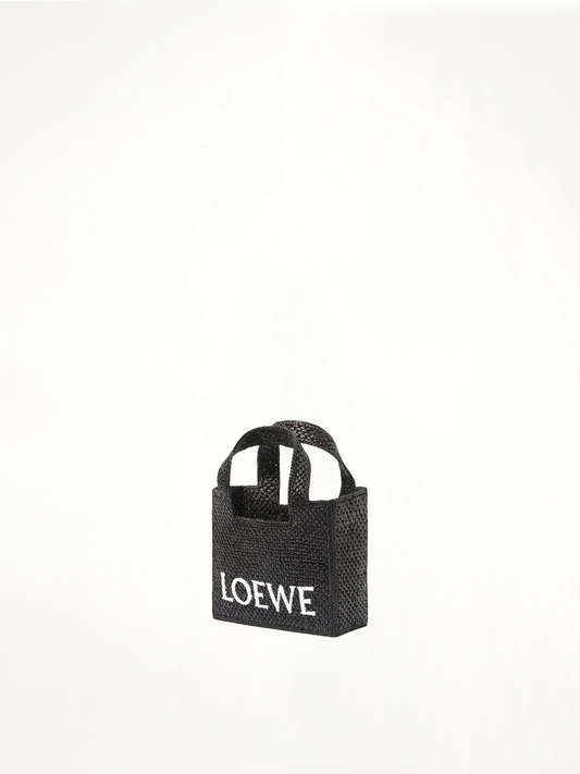 LOEWE Loewe Font Tote Mini Bag (Black)