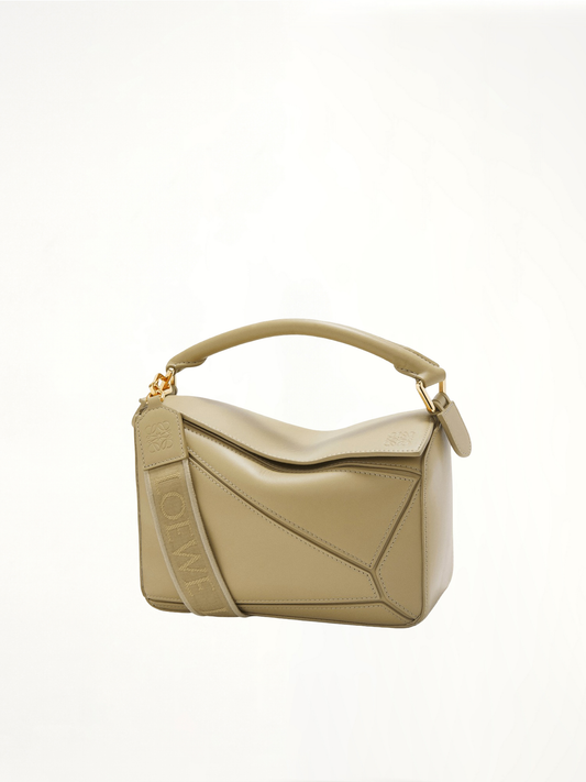 Image of Bags. Productname: LOEWE Puzzle Small Bag in Green colour by brand - LOEWE