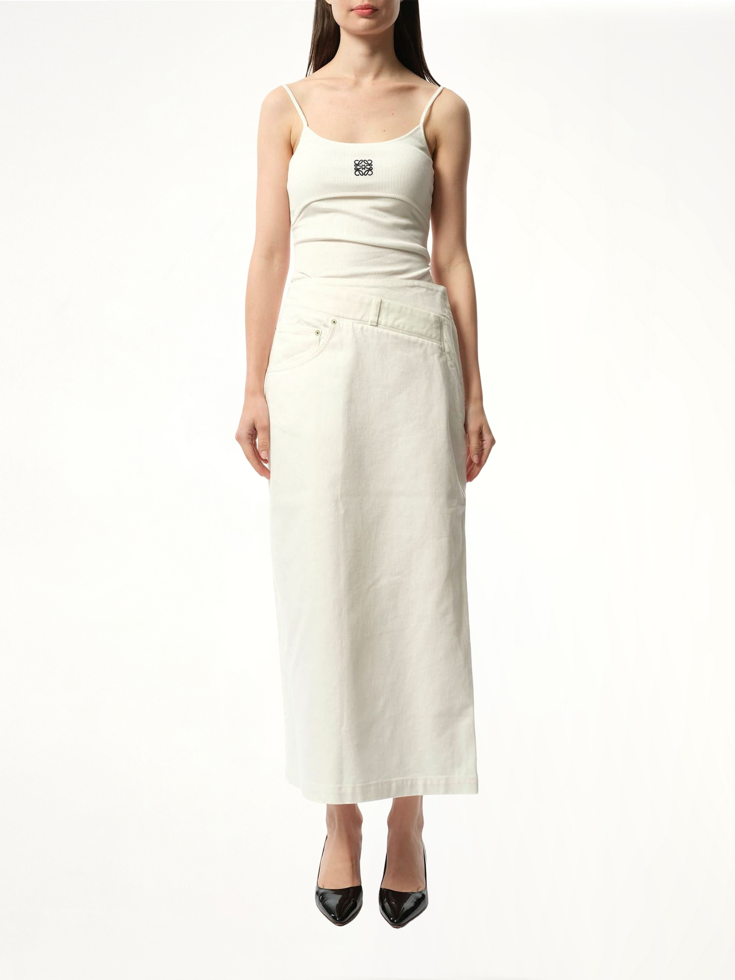 LOEWE Deconstructed Skirt AF (White)