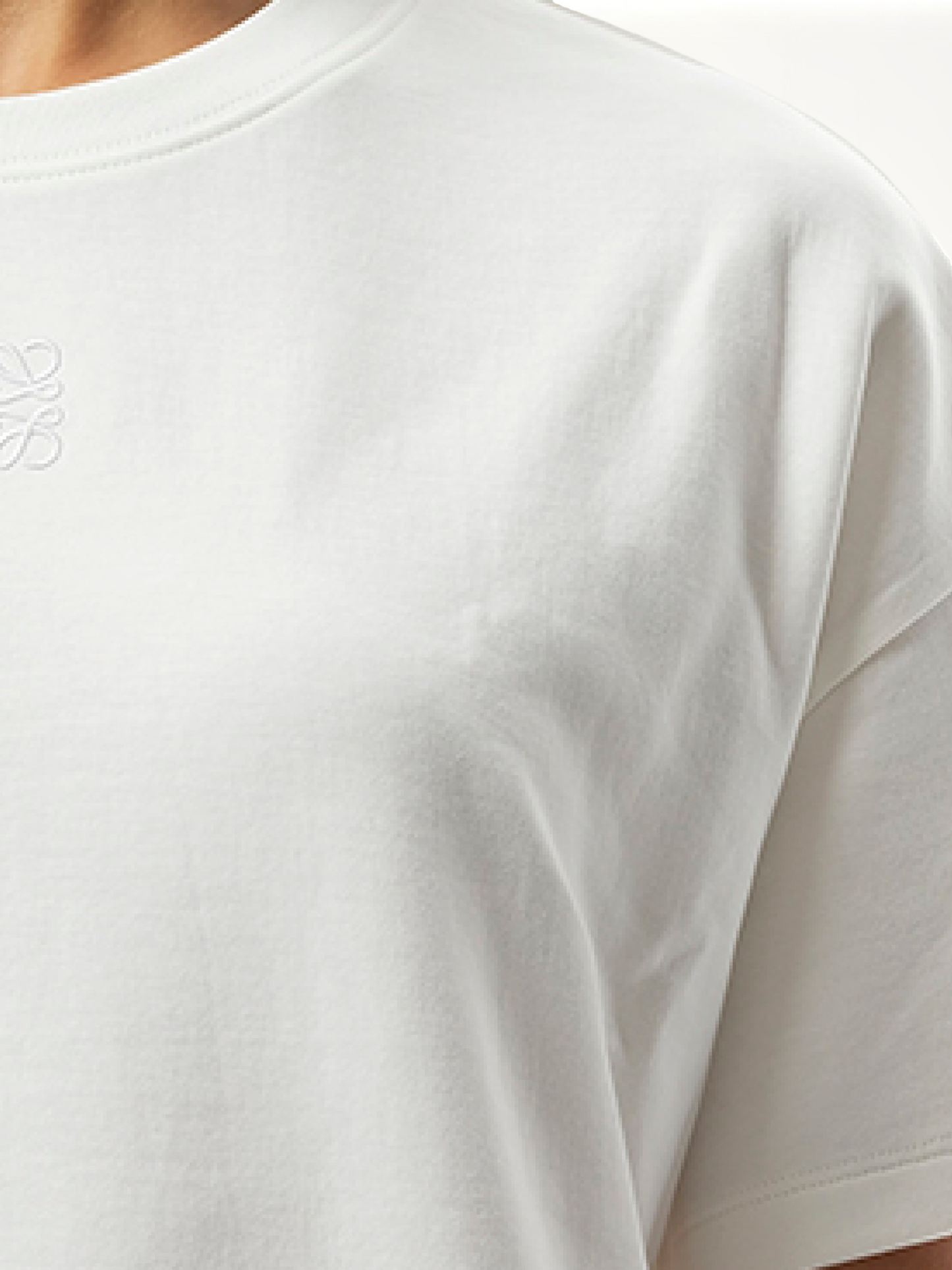 LOEWE Asymmetric T-Shirt (White)