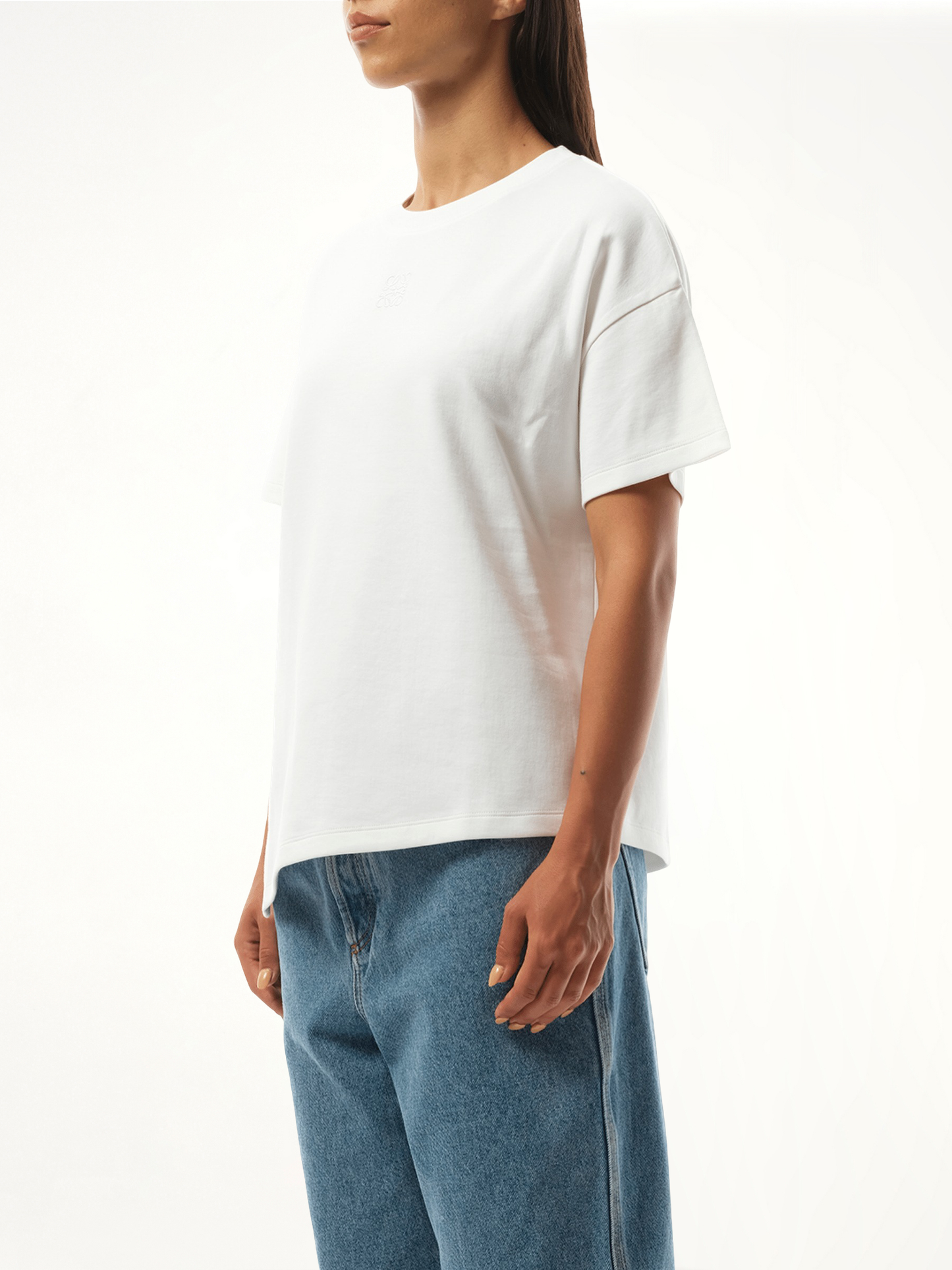 LOEWE Asymmetric T-Shirt (White)