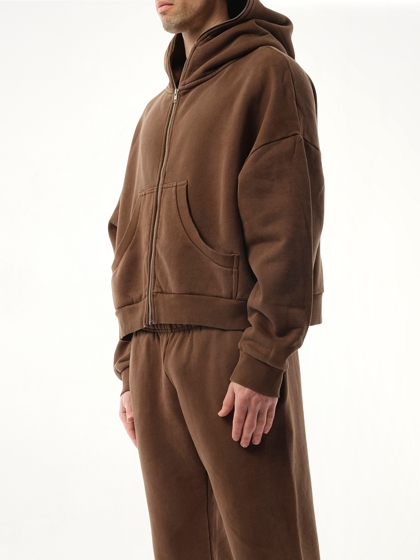 ENTIRE STUDIOS Eternal Zip Hoodie (Brown)