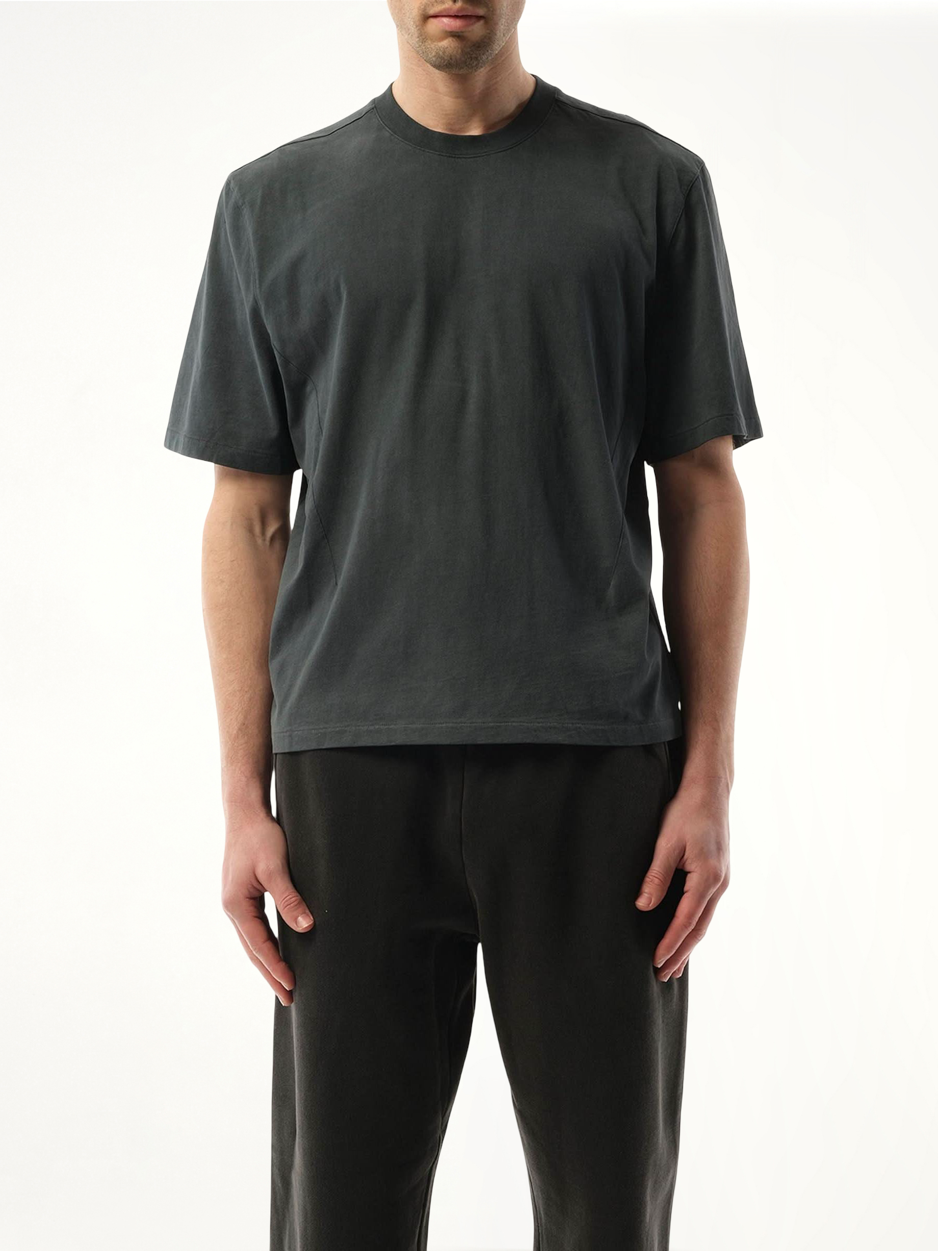 Image of T-Shirts. Product name - Dart T-Shirt in Black colour by brand - ENTIRE STUDIOS