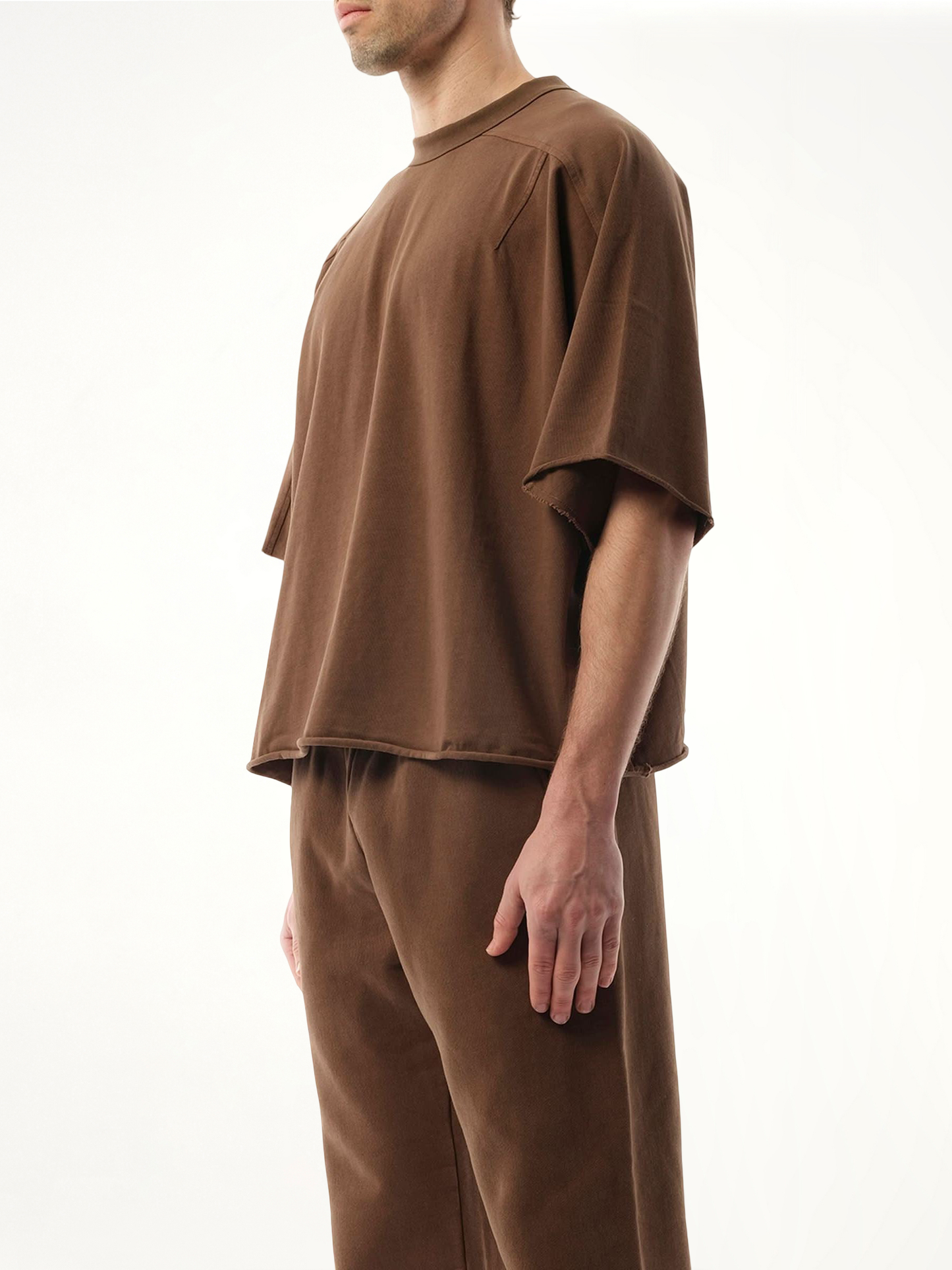 ENTIRE STUDIOS Heavy Dart T-Shirt (Brown)