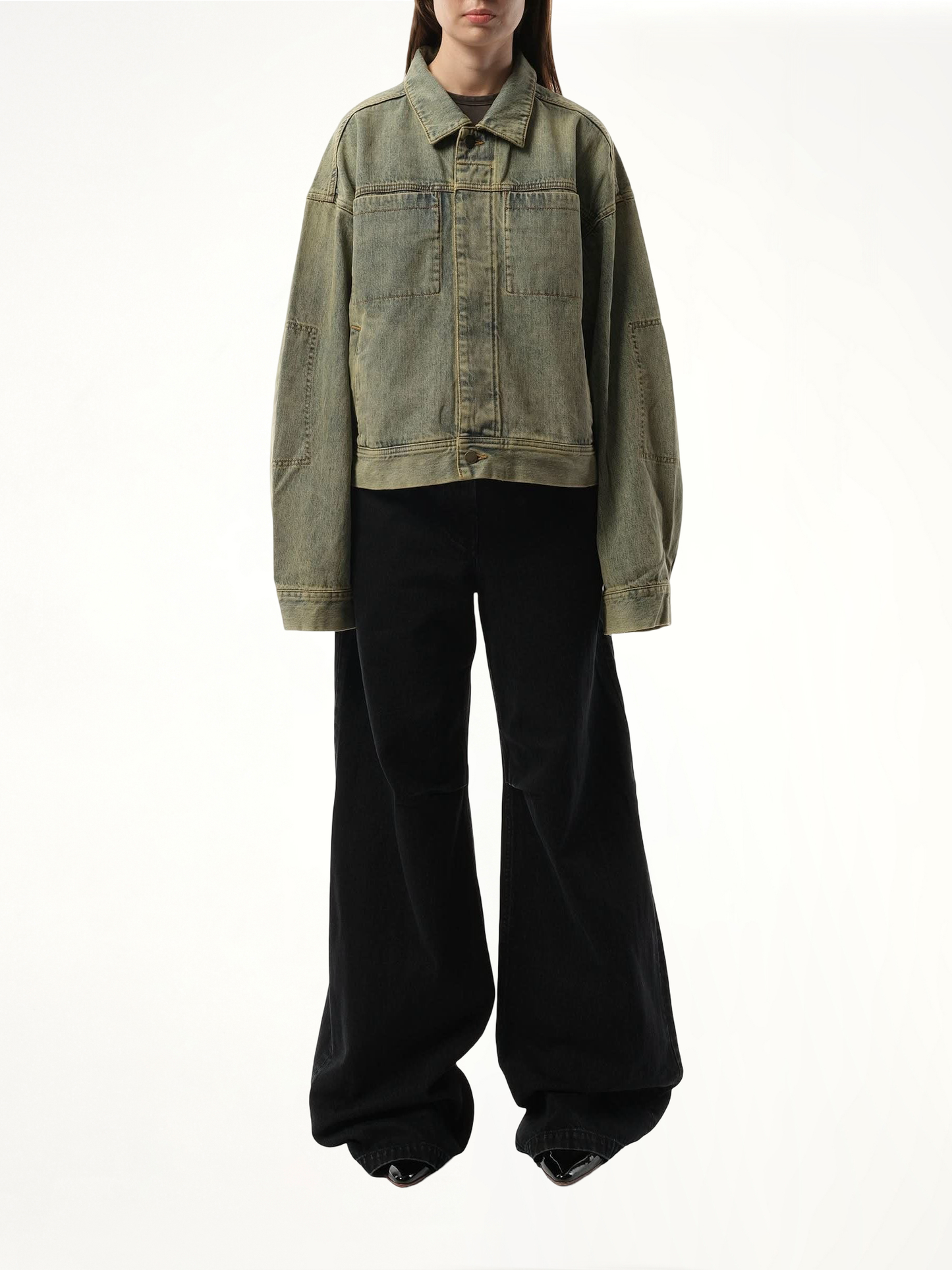 ENTIRE STUDIOS Gem Denim Jacket (Blue)