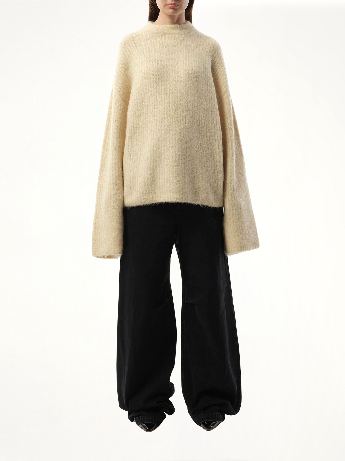ENTIRE STUDIOS Heavy Knit Sweater (Beige)