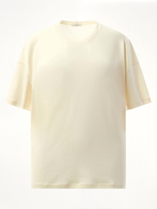 LEMAIRE Rib T-Shirt (Cream)