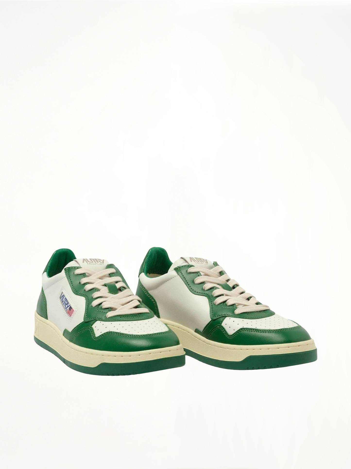 AUTRY Medalist Low Bicolour Sneakers (White)