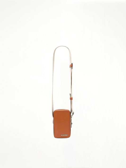 Image of Bags. Productname: JACQUEMUS Le Cuerda Vertical Leather Bag in BROWN colour by brand - JACQUEMUS