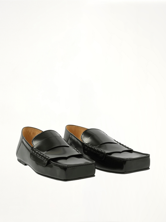 JACQUEMUS Les Moccasins Carre (Black)