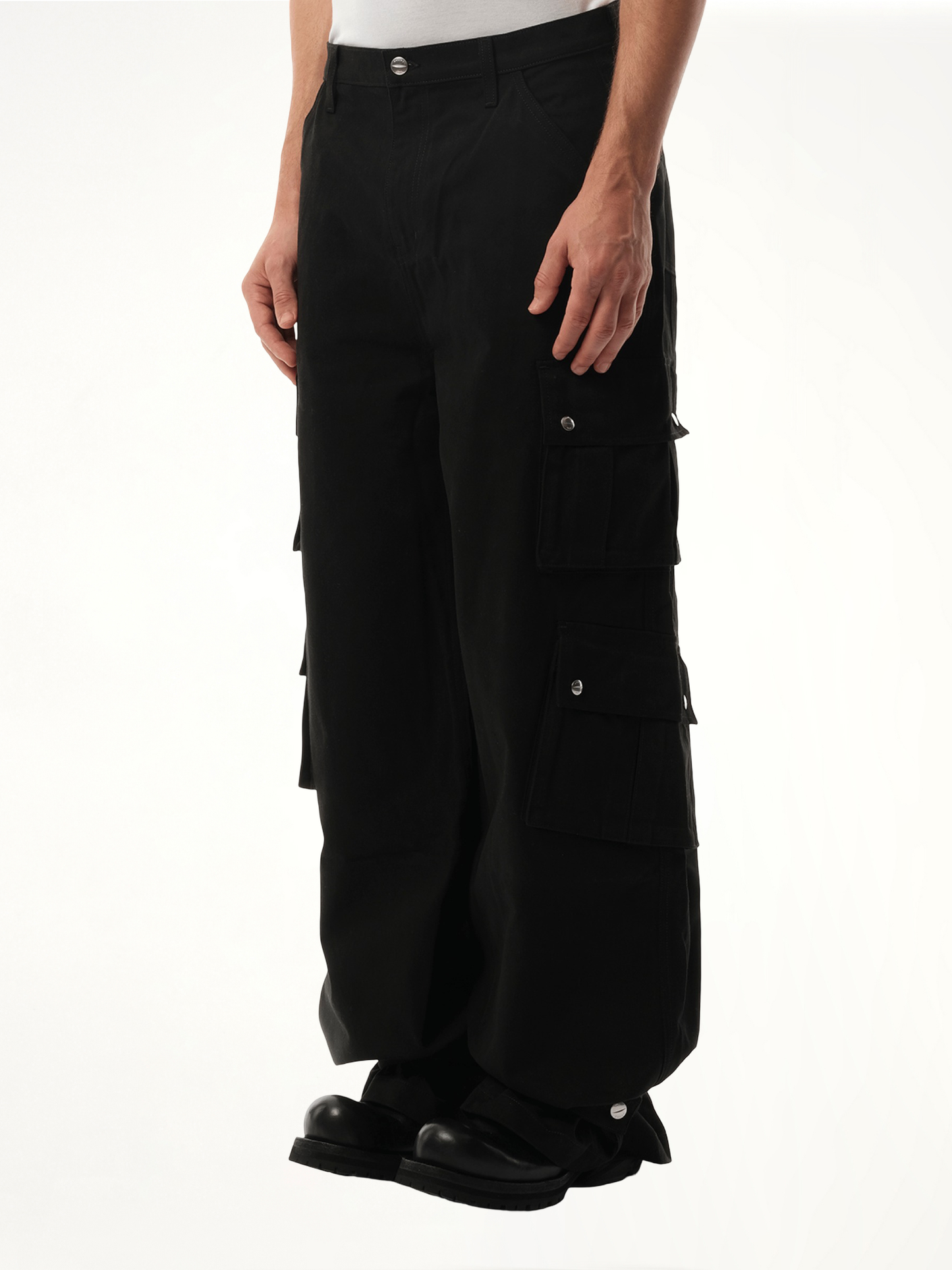 RHUDE Desert Cargos (Black)