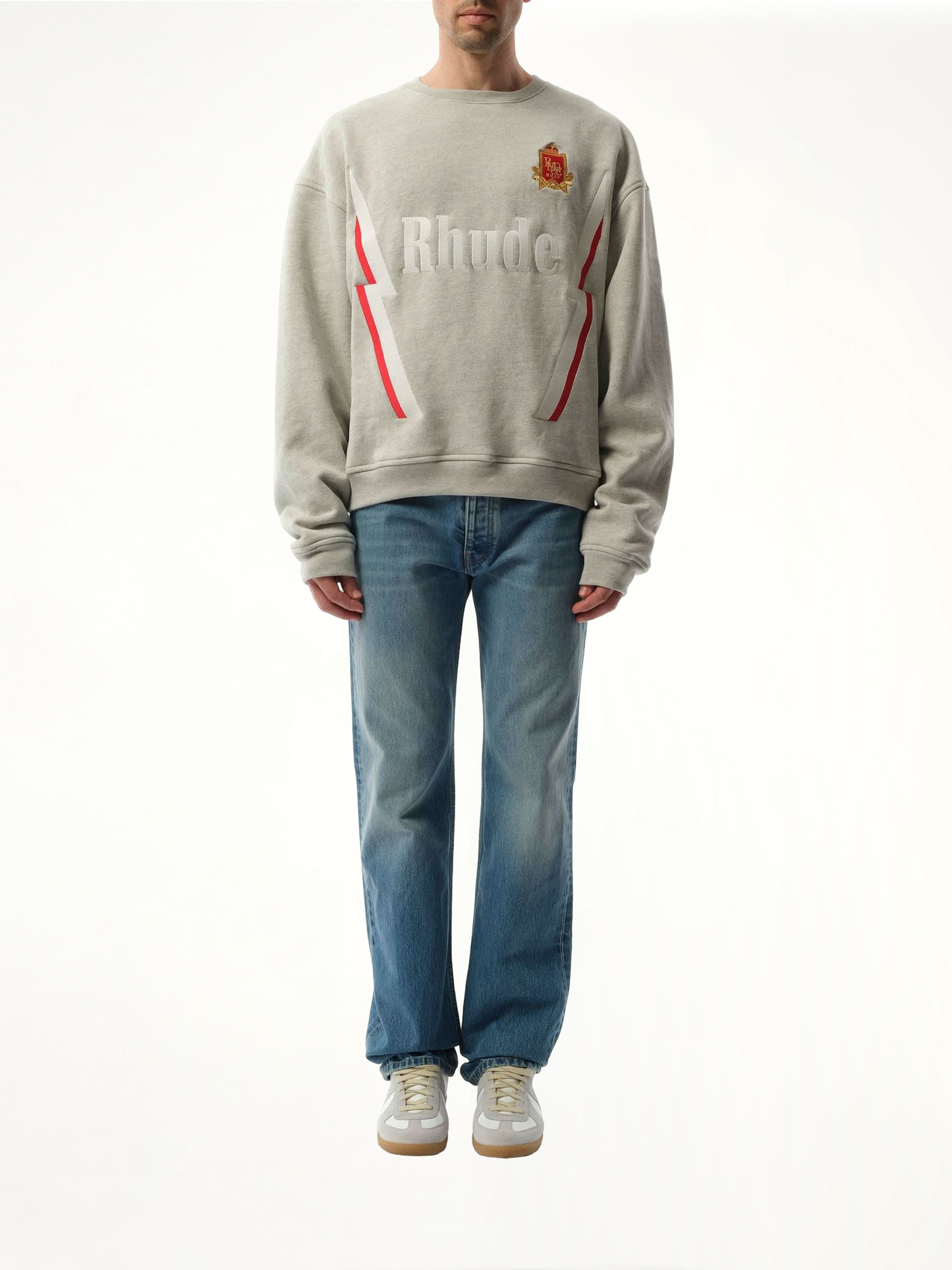 RHUDE Lightning Sweatshirt (Grey)