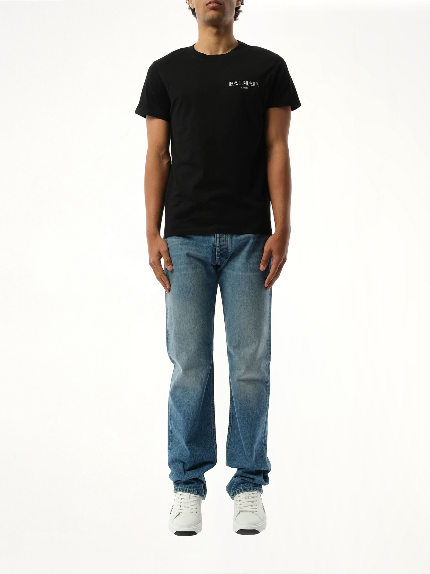 BALMAIN Balmain Vintage T-Shirt (Black/Silver)