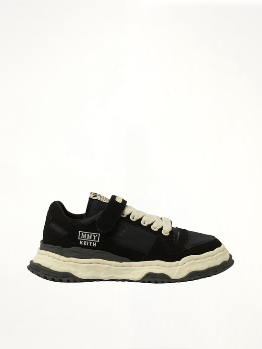 Image of Sneakers. Product name - KEITH OG Low Top Sneaker in Black colour by brand - MAISON MIHARA YASUHIRO