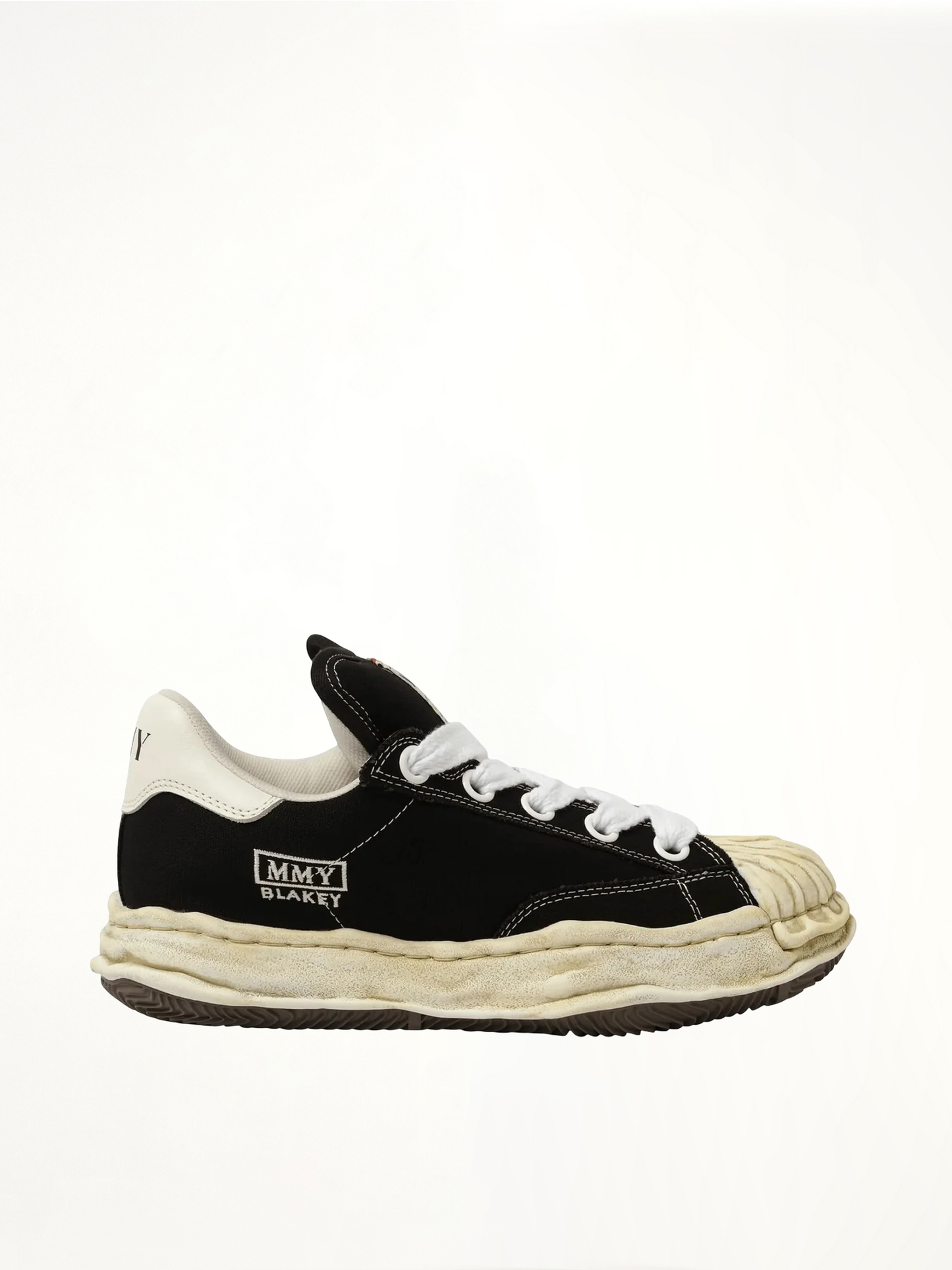Image of Sneakers. Product name - BLAKEY OG Puffer Sneaker in Black colour by brand - MAISON MIHARA YASUHIRO