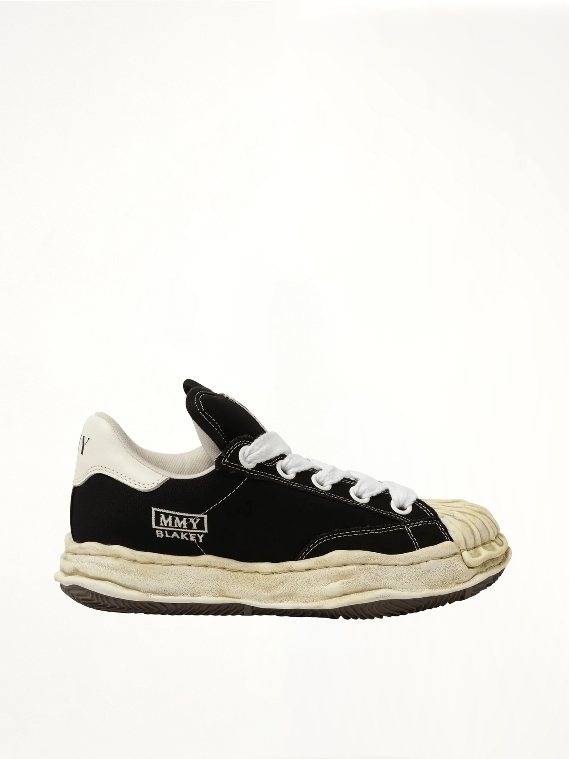 Image of Sneakers. Product name - BLAKEY OG Puffer Sneaker in Black colour by brand - MAISON MIHARA YASUHIRO