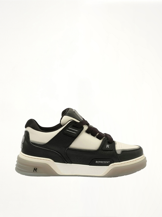 Image of Sneakers. Productname: REPRESENT Studio Sneaker in Black/Vintage White colour by brand - REPRESENT