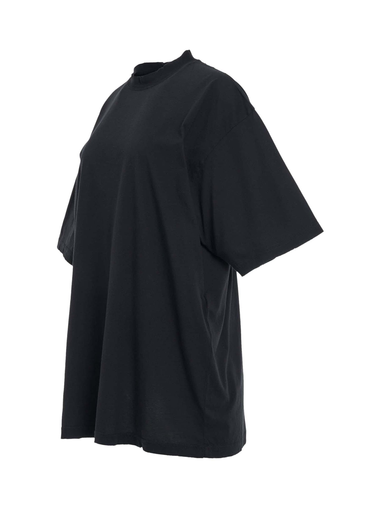 BALENCIAGA Logo Printed Crewneck T-shirt (Black)