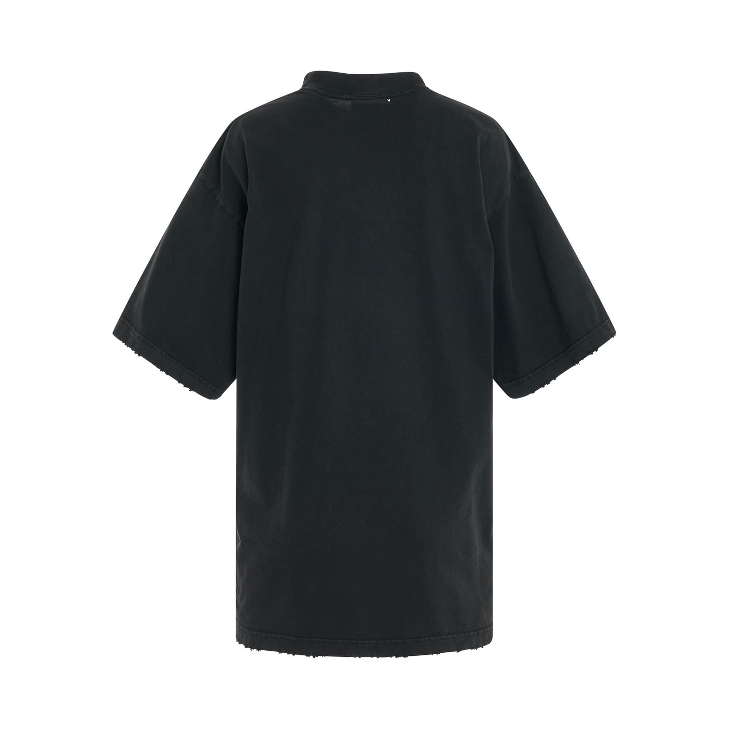 BALENCIAGA DIY College Vintage T-Shirt (Black)
