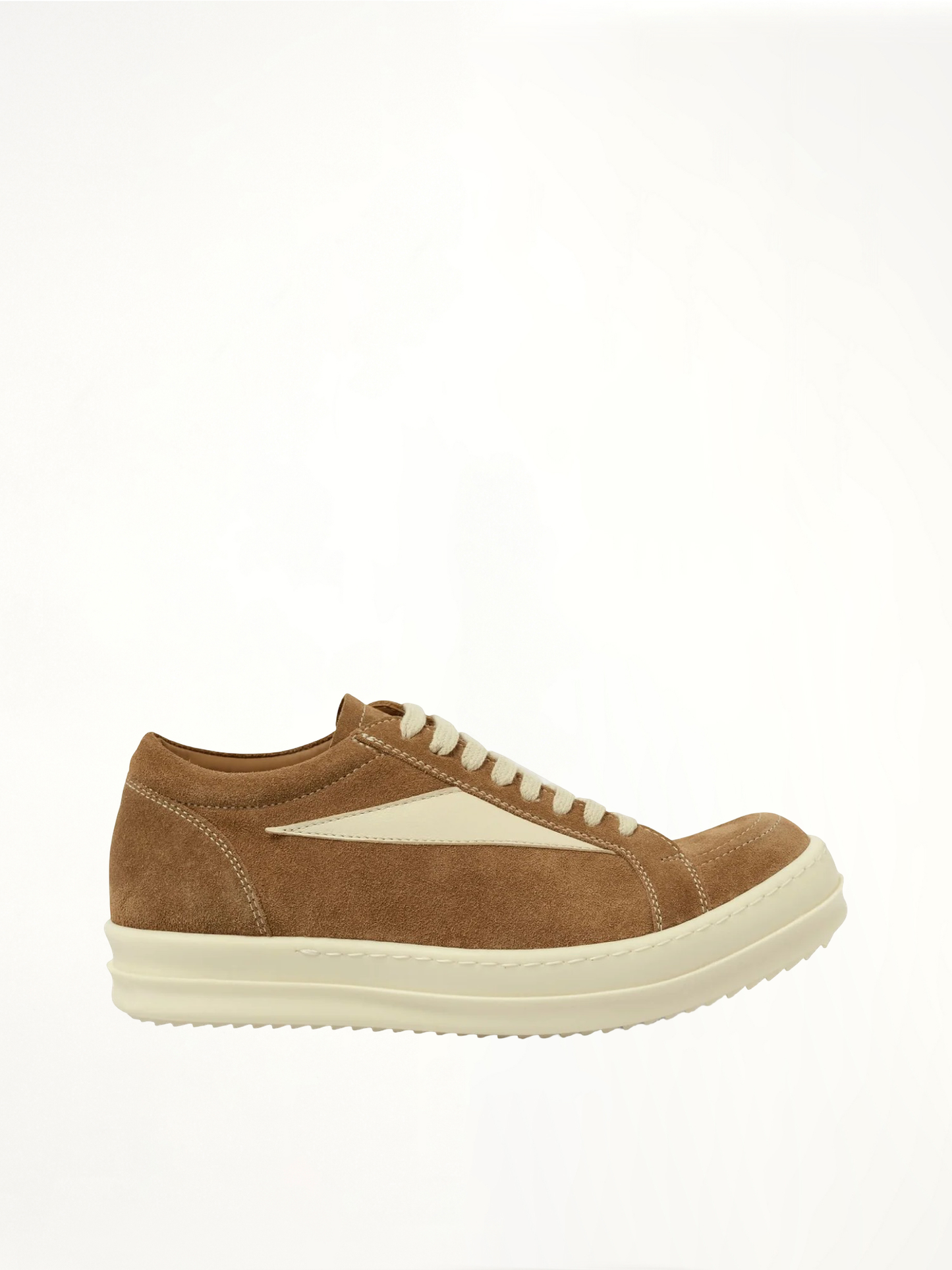 Image of Sneakers. Product name - Rick Owens x MARAIS Vintage Sneaker in Brown colour by brand - RICK OWENS