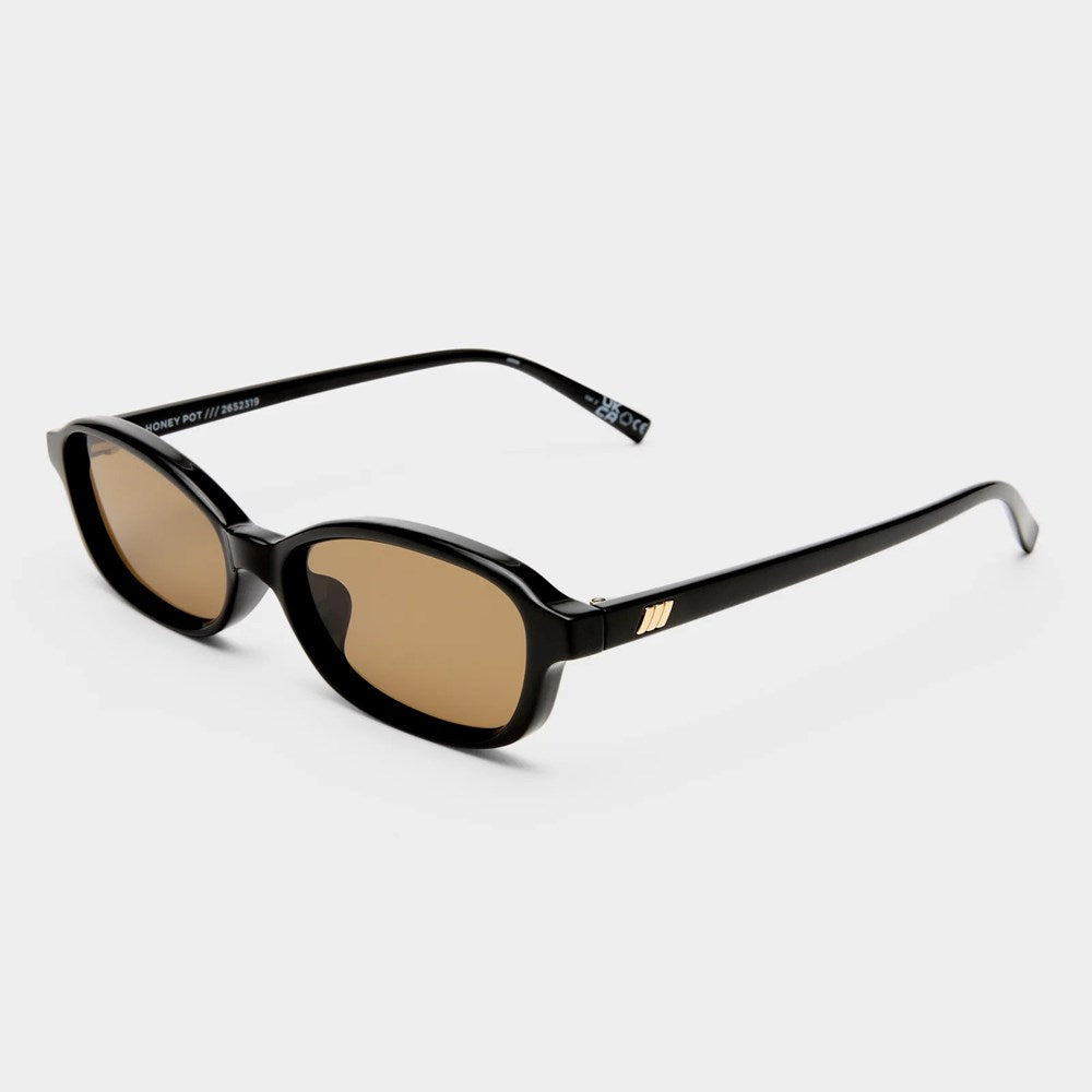 Image of Sunglasses. Product name - Honey Pot in Black colour by brand - Sass Clothing