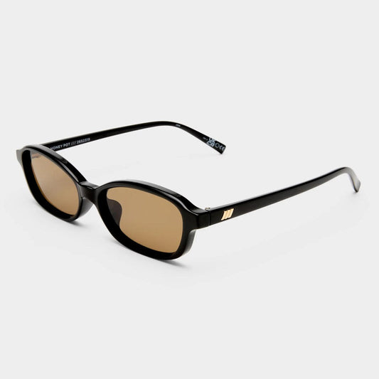 Image of Sunglasses. Product name - Honey Pot in Black colour by brand - Sass Clothing