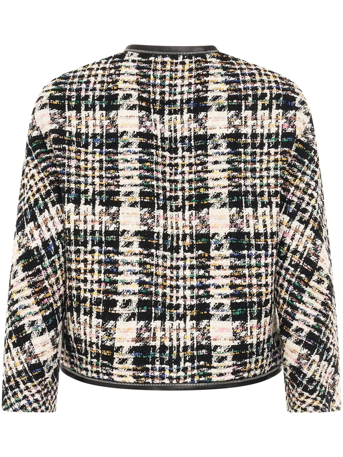 ALEXANDER MCQUEEN Tweed Cocoon Jacket (Multicolour)
