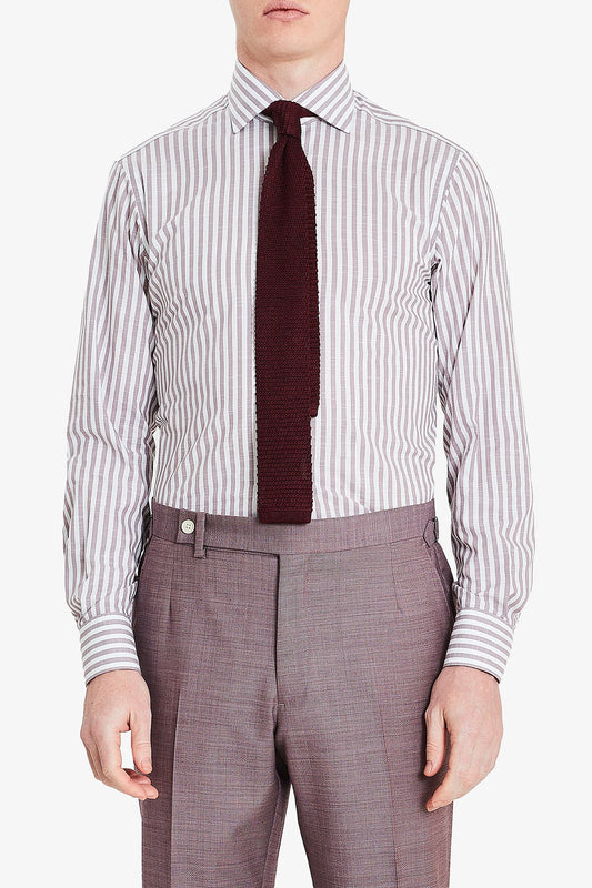 Image of Shirts. Product name - Nigel Maroon in Maroon colour by brand - Anthony Squires
