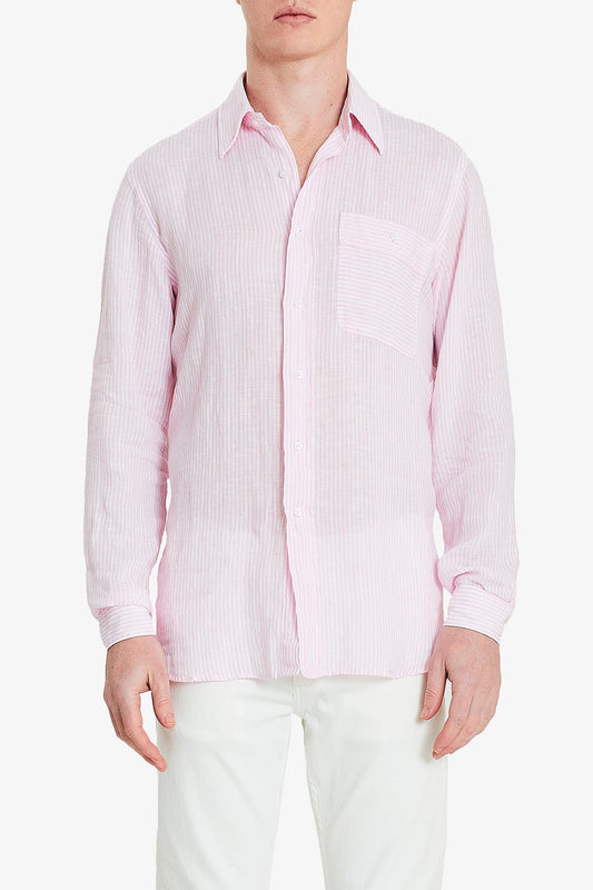 Image of Shirts. Product name - January Pink in Pink colour by brand - Anthony Squires