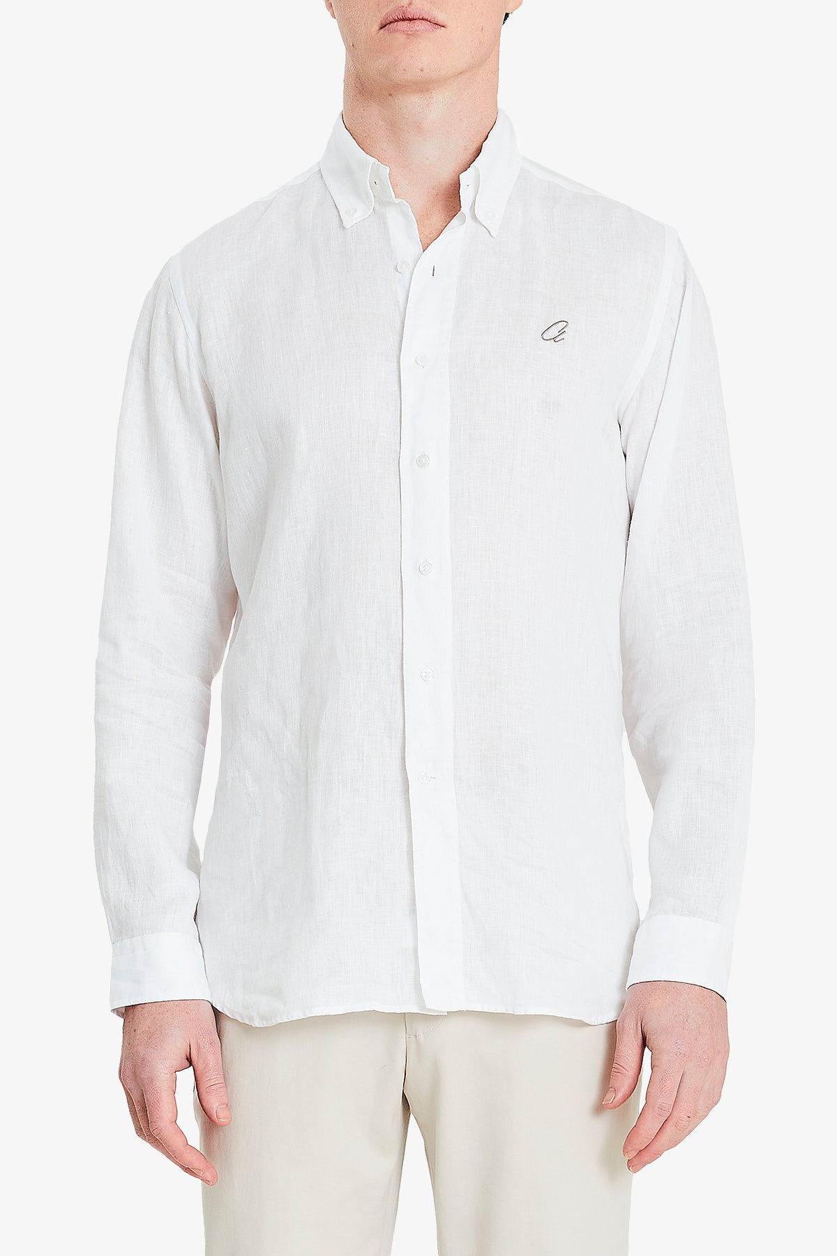 Image of Shirts. Product name - Kane White in White colour by brand - Anthony Squires