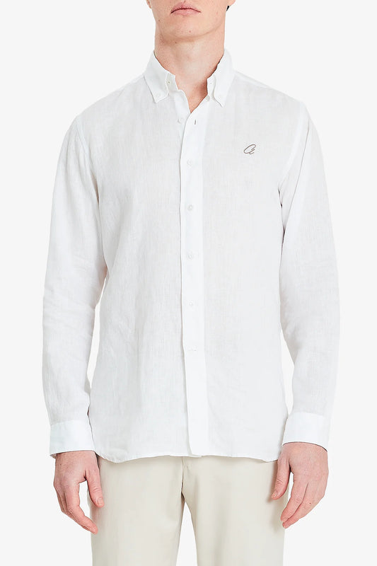 Image of Shirts. Product name - Kane White in White colour by brand - Anthony Squires