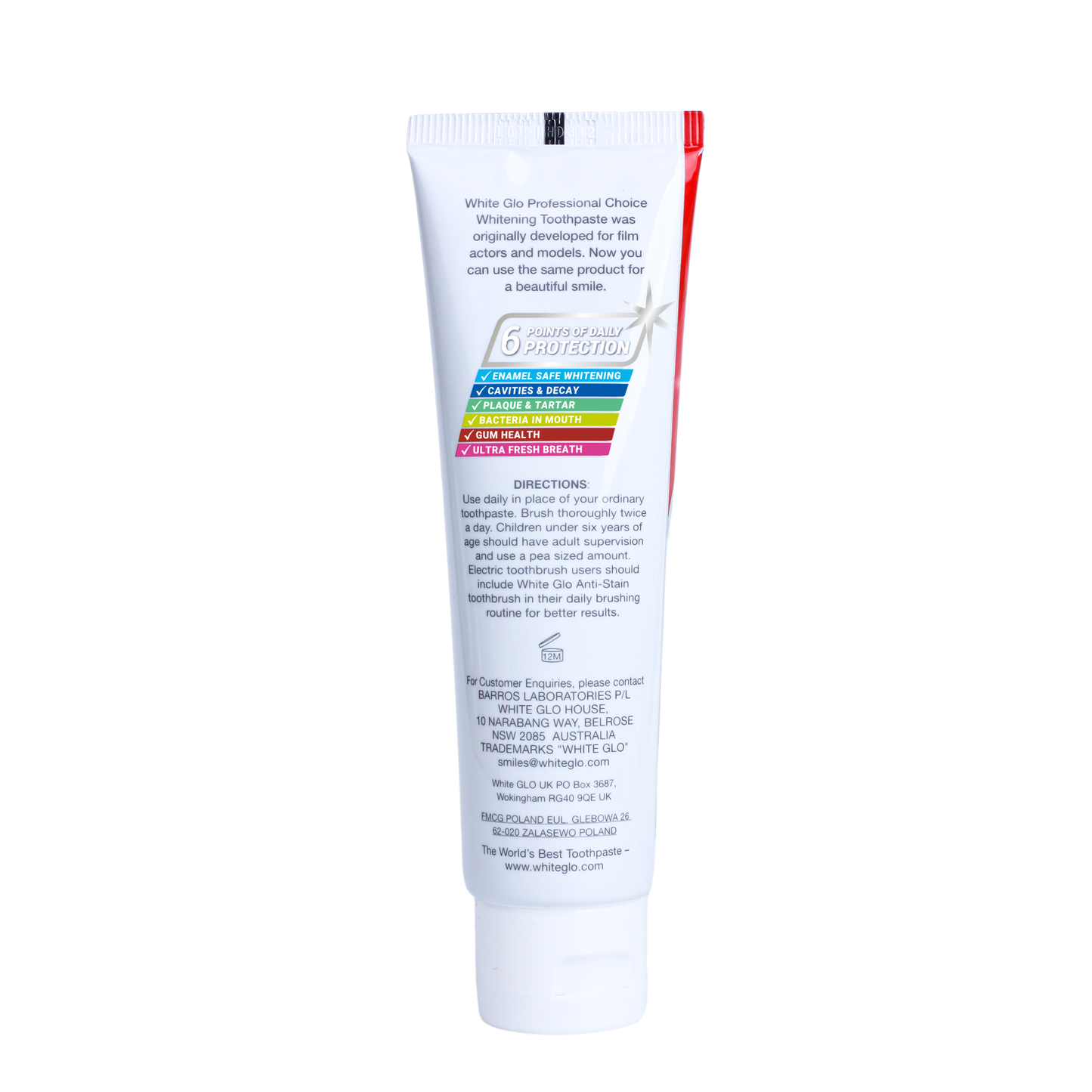 White Glo Extra Strength Professional Choice Toothpaste 160g