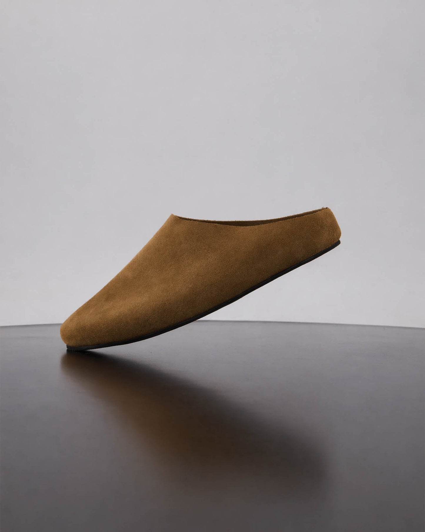 Walnut Melbourne Dalia Leather Mule (Taupe)