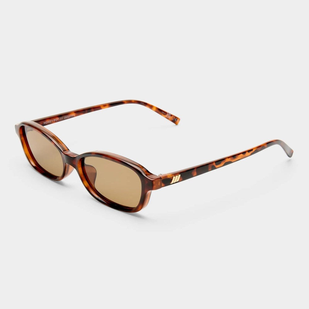 Image of Sunglasses. Product name - Honey Pot in Cocoa colour by brand - Sass Clothing