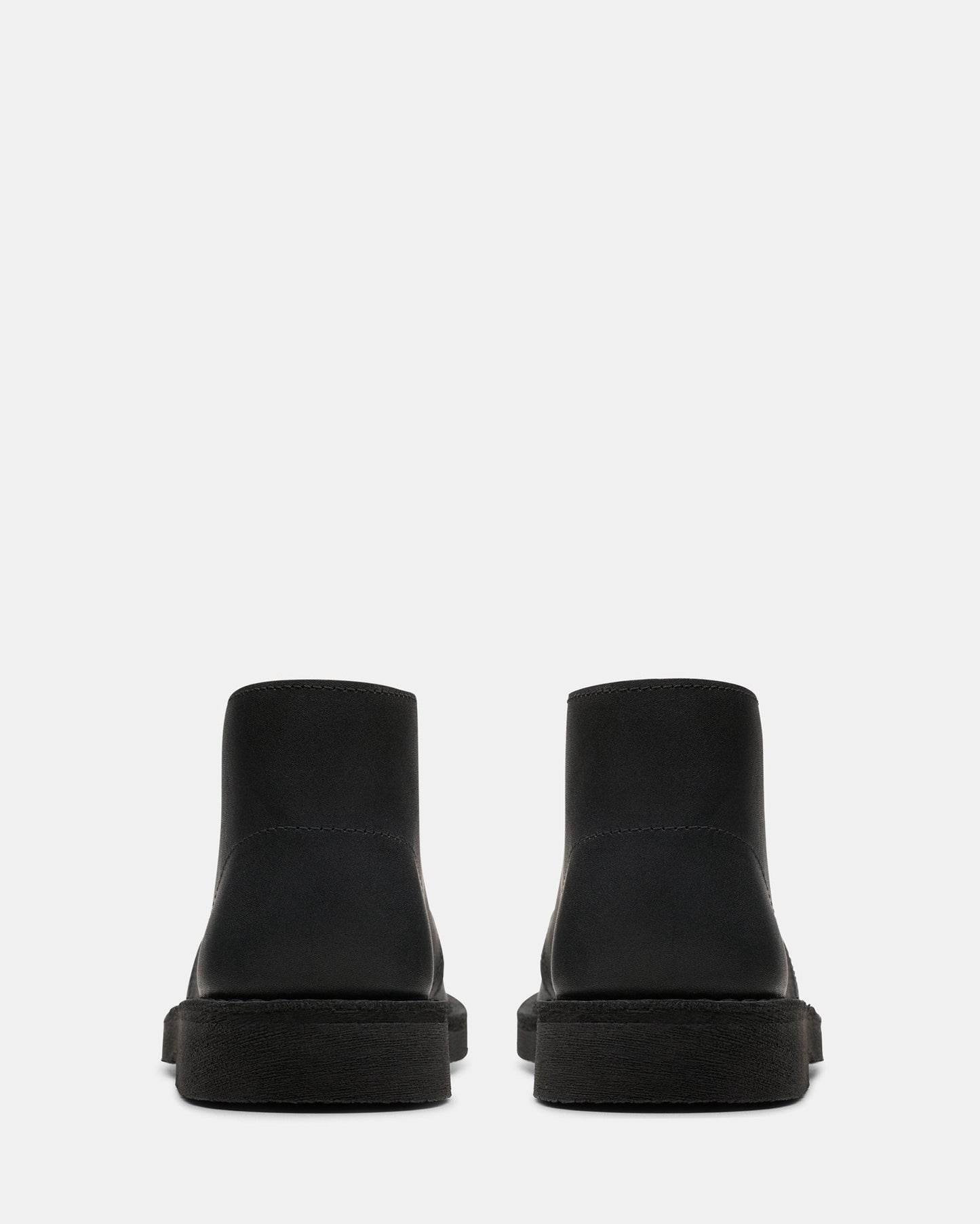 DESERT BOOT OLDER KIDS Black Leather