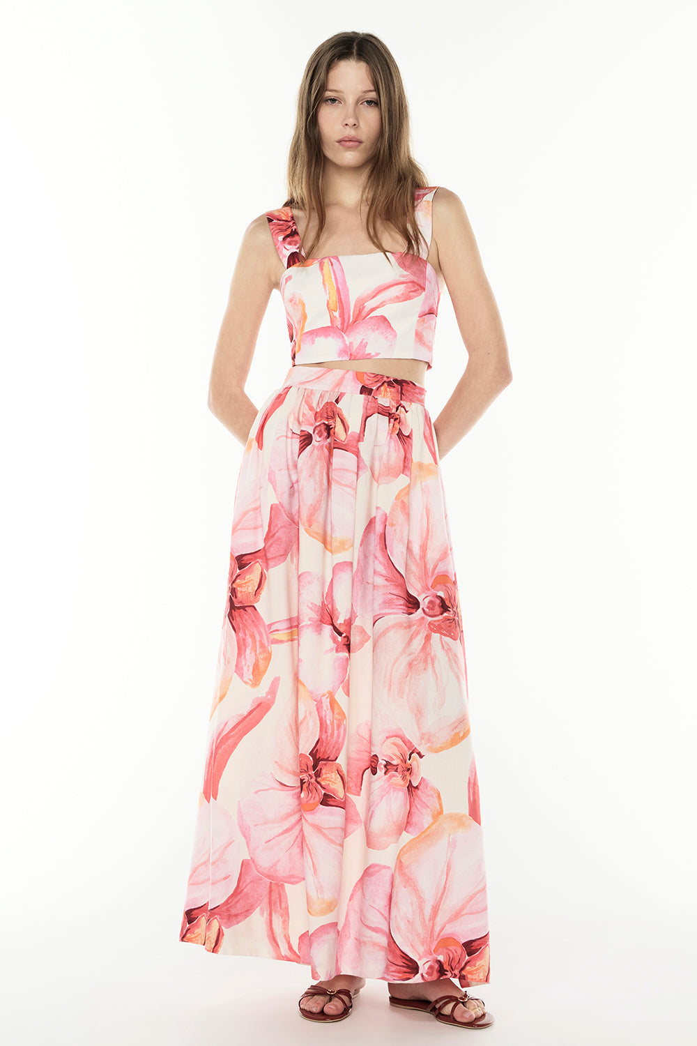 Still Life Skirt (Pink/Melon)