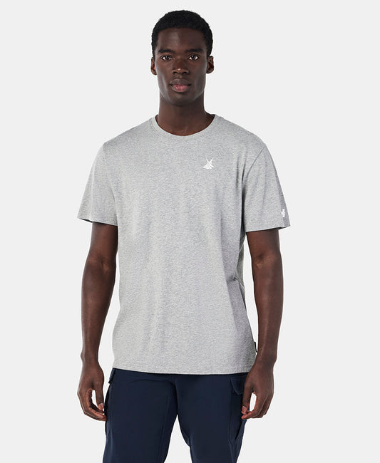 Image of T-Shirts. Product name - CROSS SAILS T-SHIRT, Grey Melange in Grey Melange colour by brand - Helly Hansen