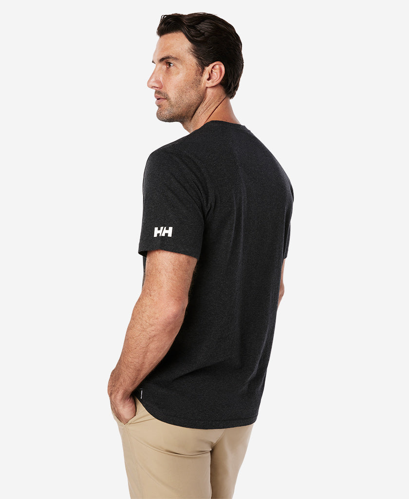 Helly Hansen CREW T-SHIRT (Ebony Melange)
