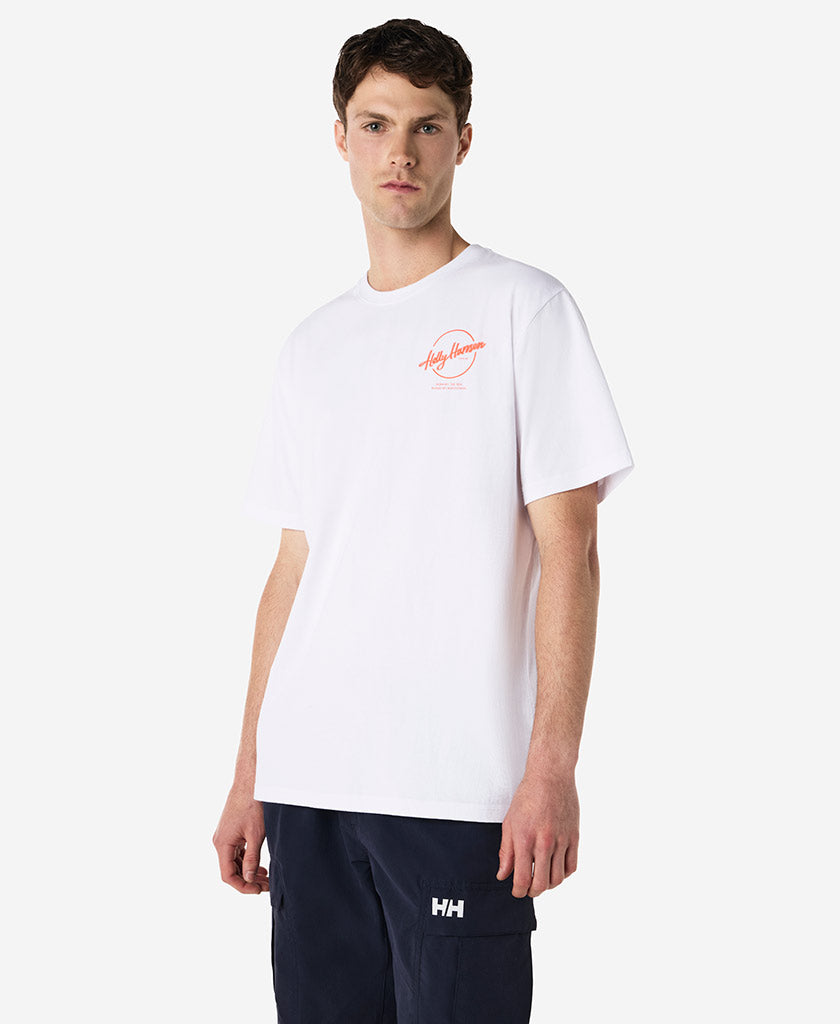 Image of T-Shirts. Product name - LOFTEN T-SHIRT, White in White colour by brand - Helly Hansen