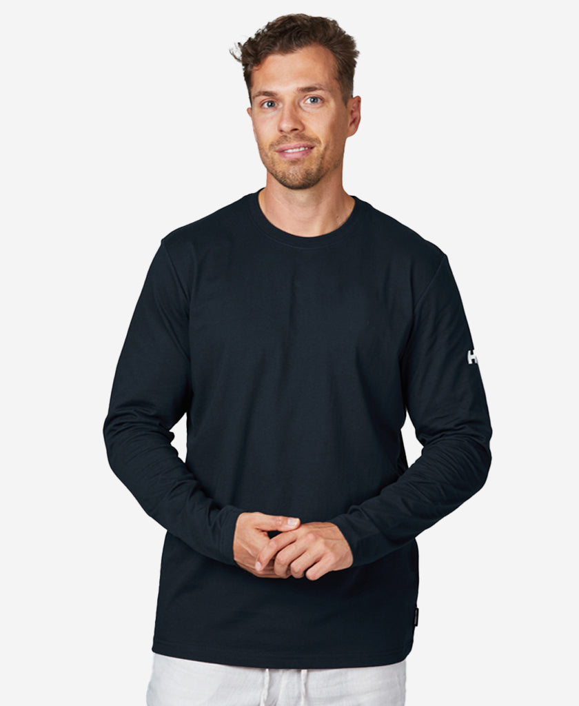 Helly Hansen CREW L/S T-SHIRT (Navy)