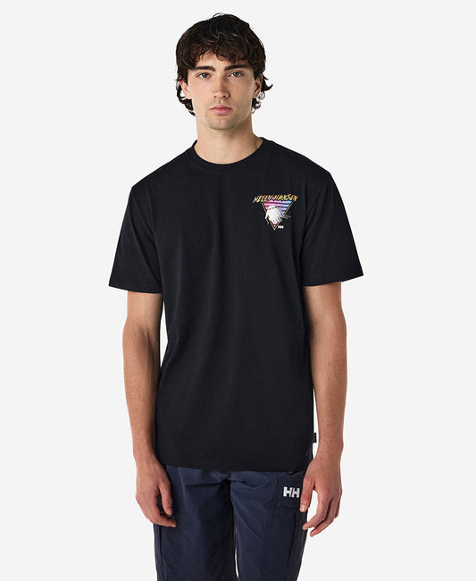 Image of T-Shirts. Product name - GROOMERS T-SHIRT, Black in Black colour by brand - Helly Hansen