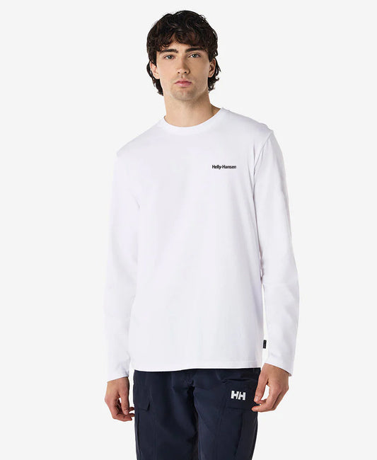 Image of Shirts. Product name - LEAD LONG SLEEVE T-SHIRT, White in White colour by brand - Helly Hansen