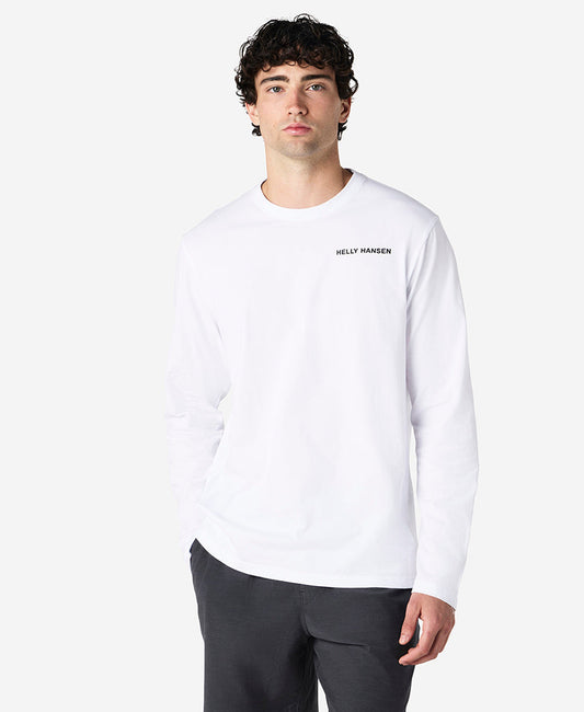 Image of Shirts. Product name - SCENIC L/S T-SHIRT, White in White colour by brand - Helly Hansen