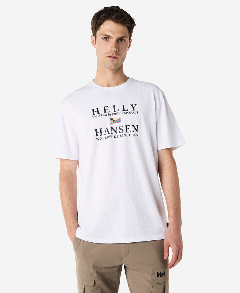 Image of T-Shirts. Product name - KEEL T-SHIRT, White in White colour by brand - Helly Hansen