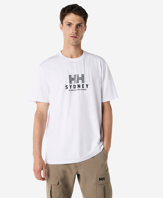 Image of T-Shirts. Product name - SYDNEY T-SHIRT, White in White colour by brand - Helly Hansen