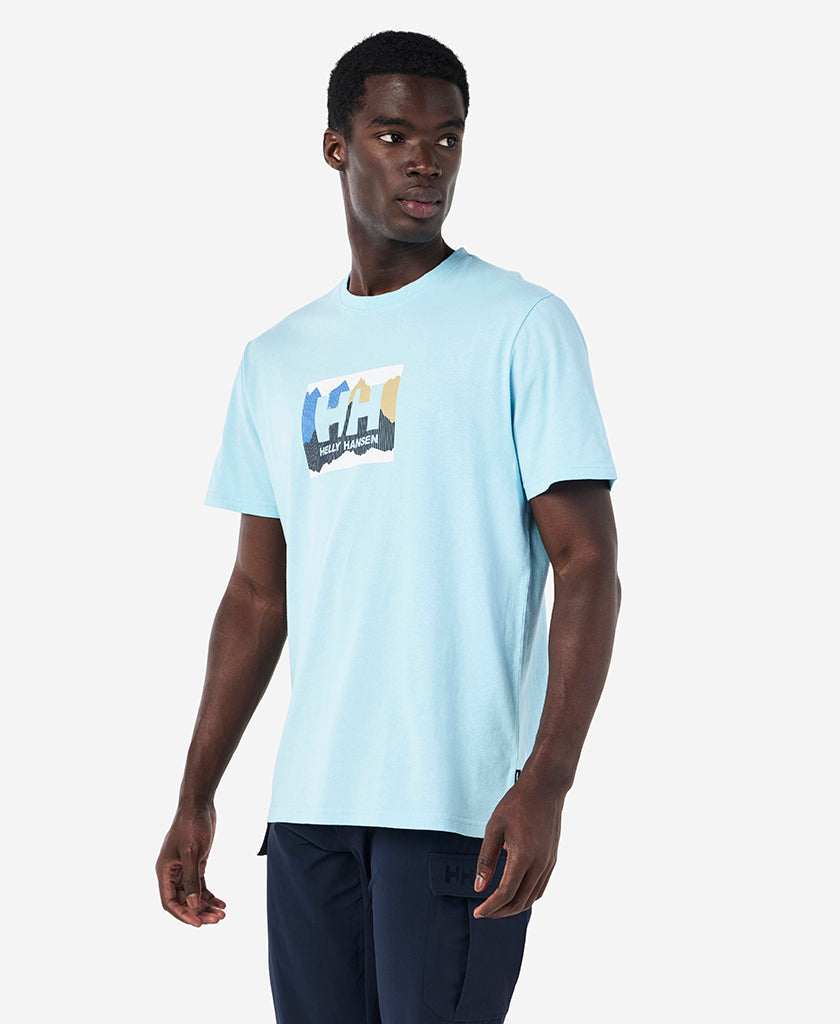 Helly Hansen BOX FILL 2.0 T-SHIRT (Light Cyan)