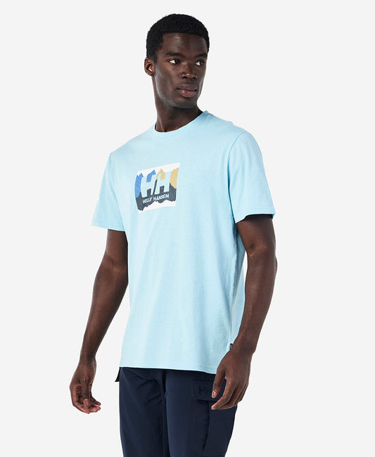 Helly Hansen BOX FILL 2.0 T-SHIRT (Light Cyan)