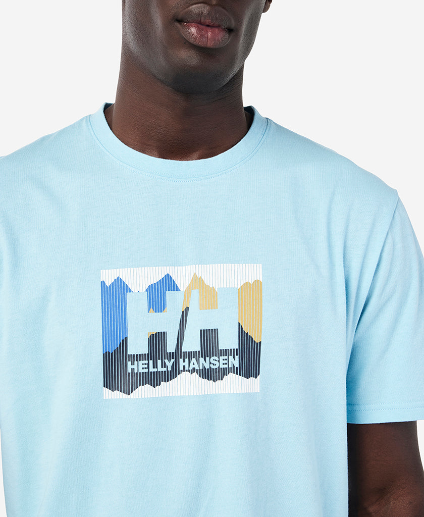 Helly Hansen BOX FILL 2.0 T-SHIRT (Light Cyan)