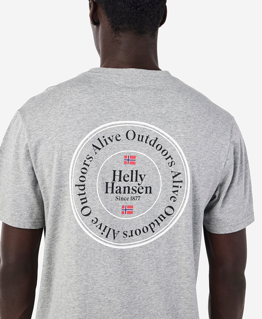 Helly Hansen ALIVE OUTDOORS T-SHIRT (Grey Melange)